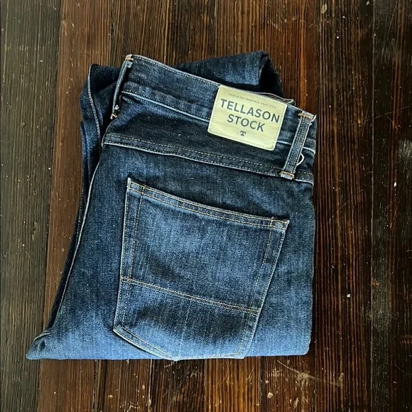 Tellason Stock Jeans Men’s 33x35 - Picture 1 of 4